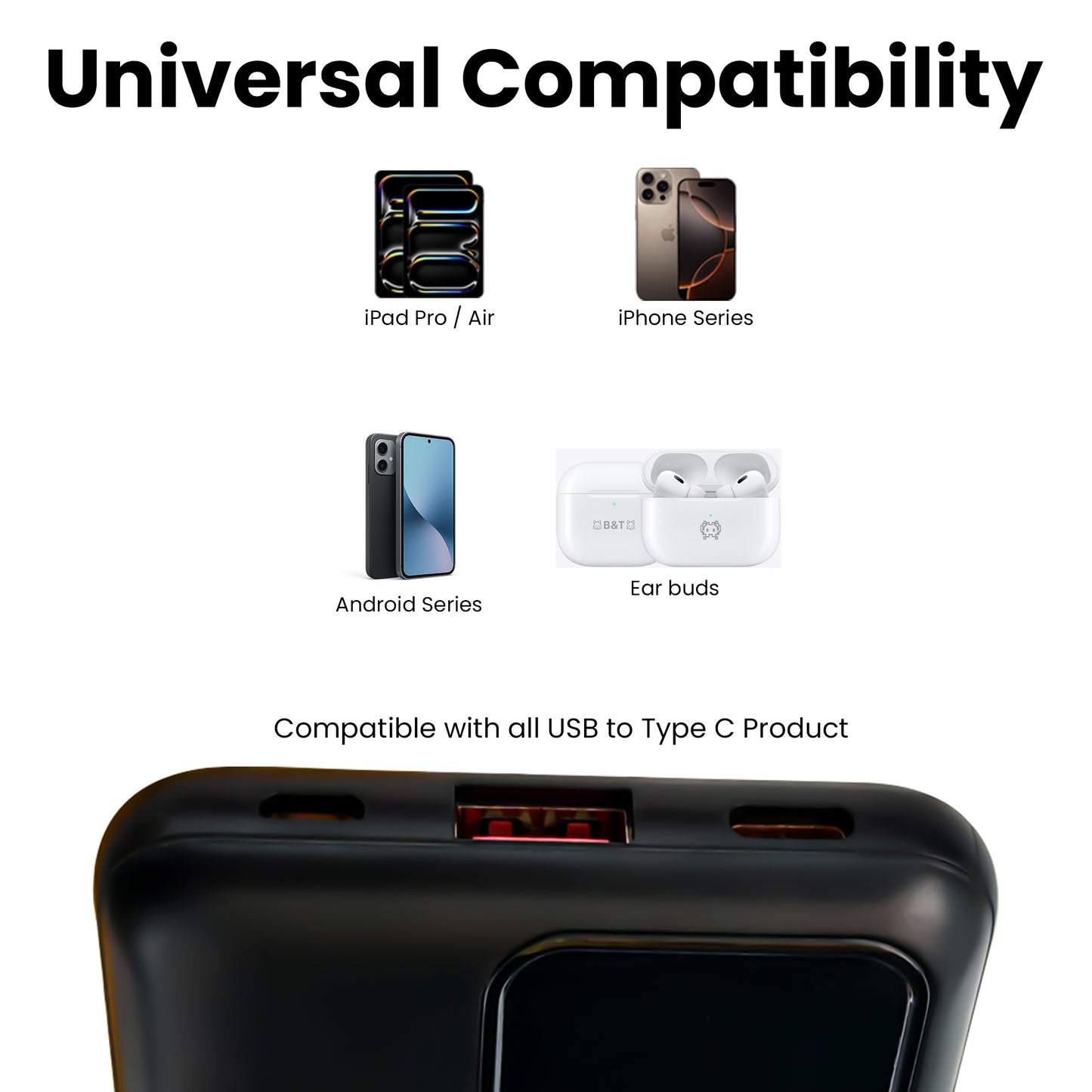 REALFIT 10000mAh 22.5W Ultra Slim Power Bank | Quick Charge 3.0 & PD 3.0