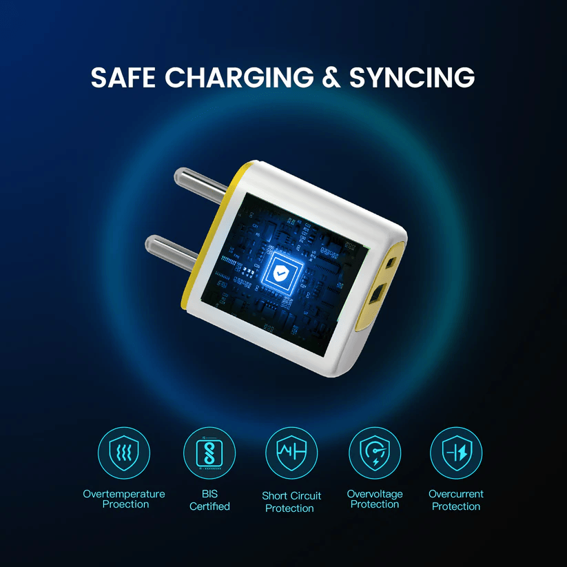 DeperAI 25W 2-in-1 Fast Charger[MFi-Certified]