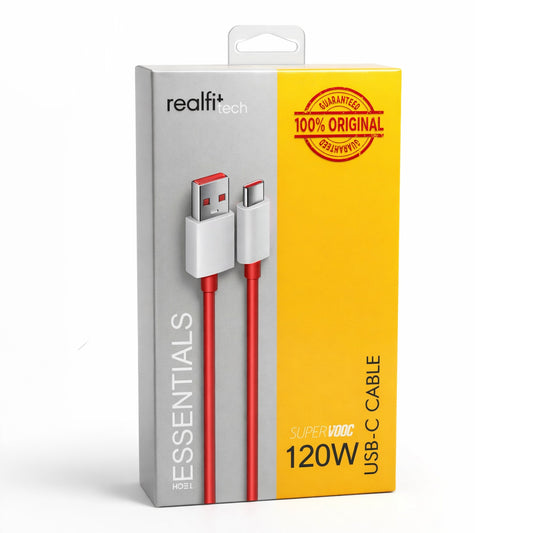 Realfit USB-A to USB-C Cable  (Super VOOC)