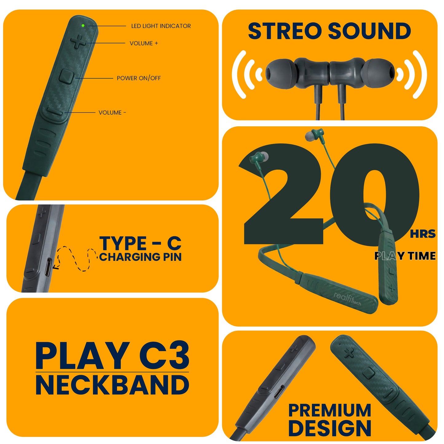 realfit PLAY C3 Neckband