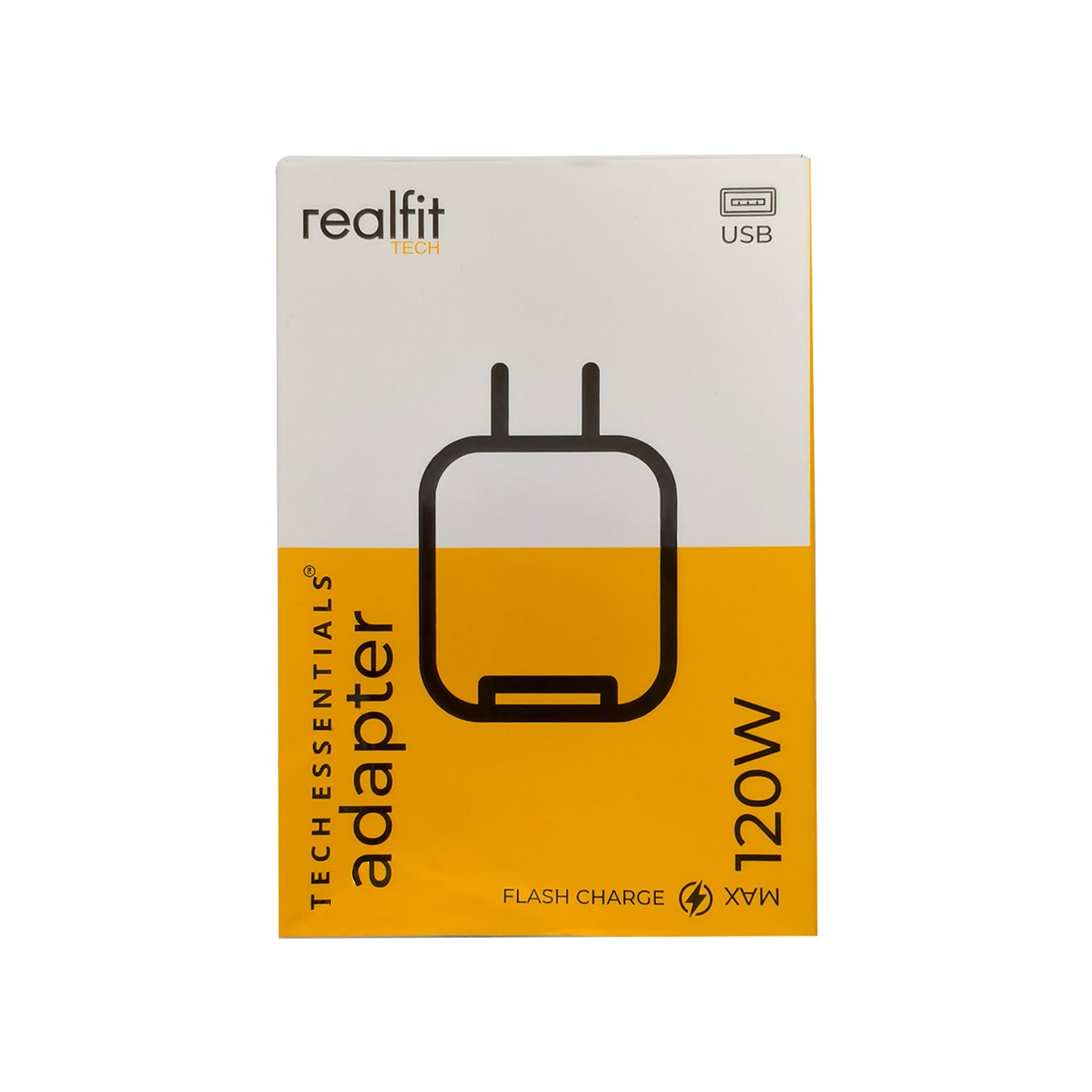 Realfit 120W Super Fast Charging Combo with Power Adapter & USB to Type C Cable