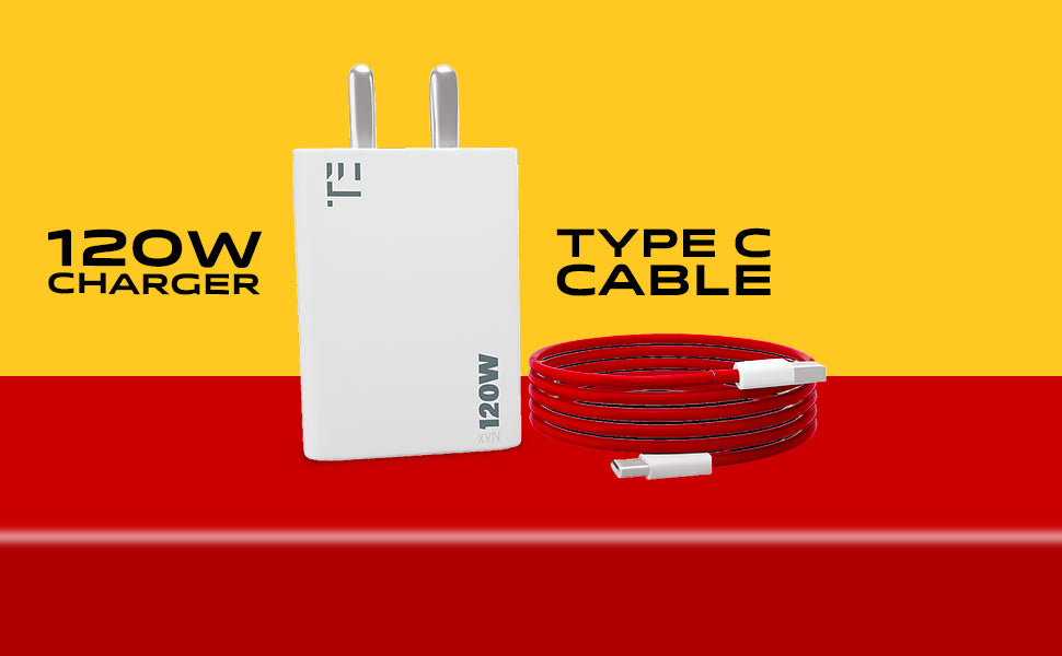 REALFIT 120 W Supercharge Wall Charger + High-Speed Cable Combo