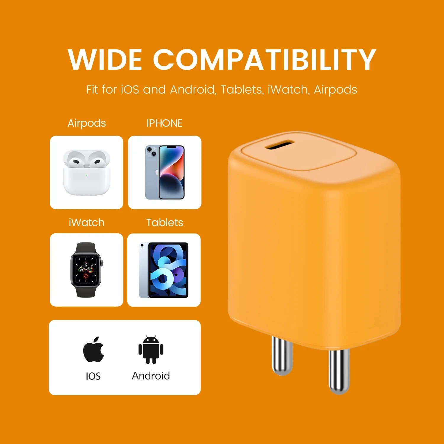 Deperai 20W charger product poster