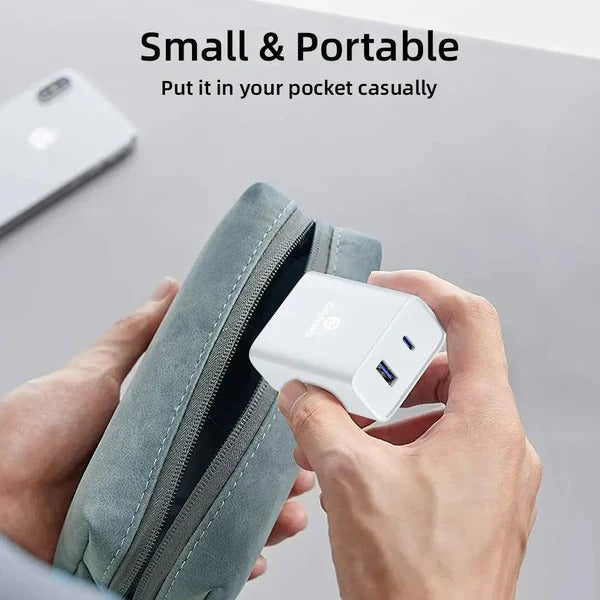 Ganbo 45W charger poster